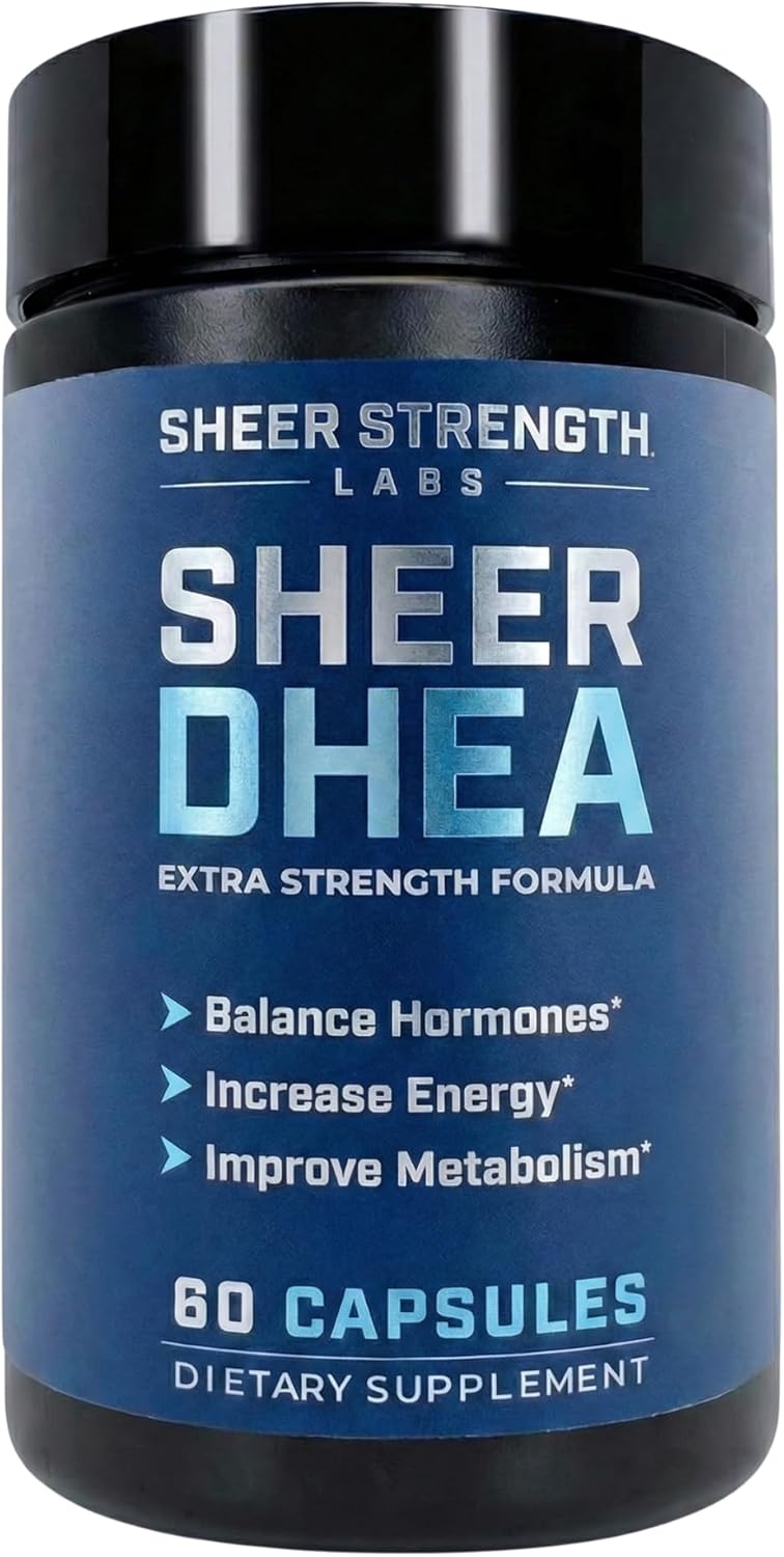 Sheer Strength Labs DHEA 100mg | 60 Vegan Capsules