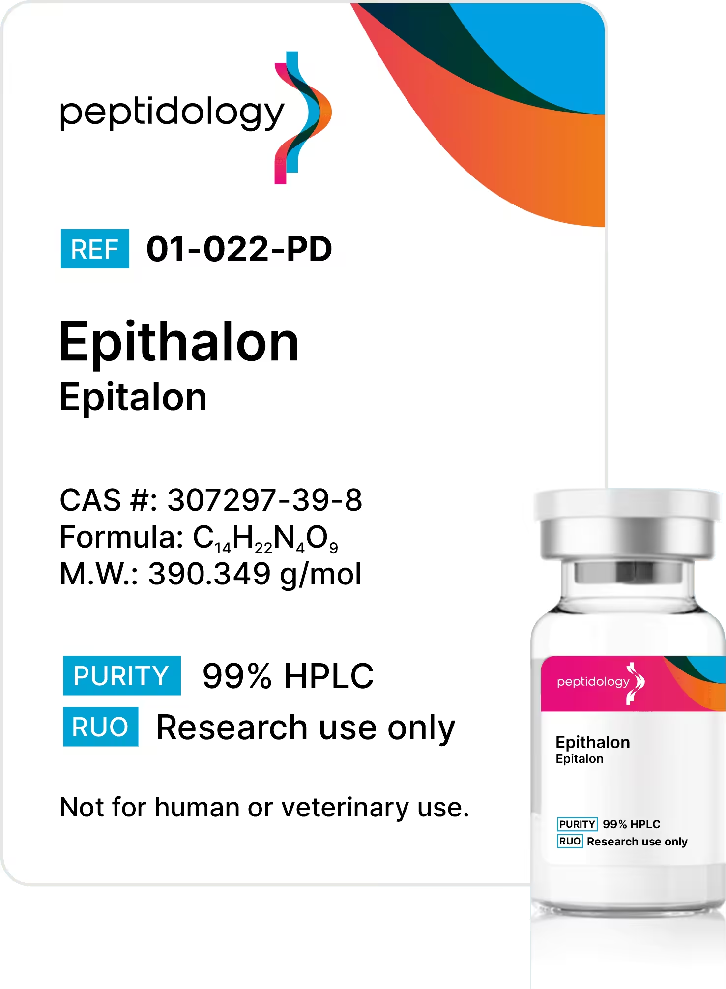 Peptidology | Epithalon 60 mg