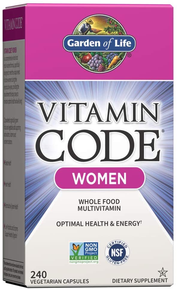 Garden of Life Vitamin Code Women – Whole Food 240 Capsules