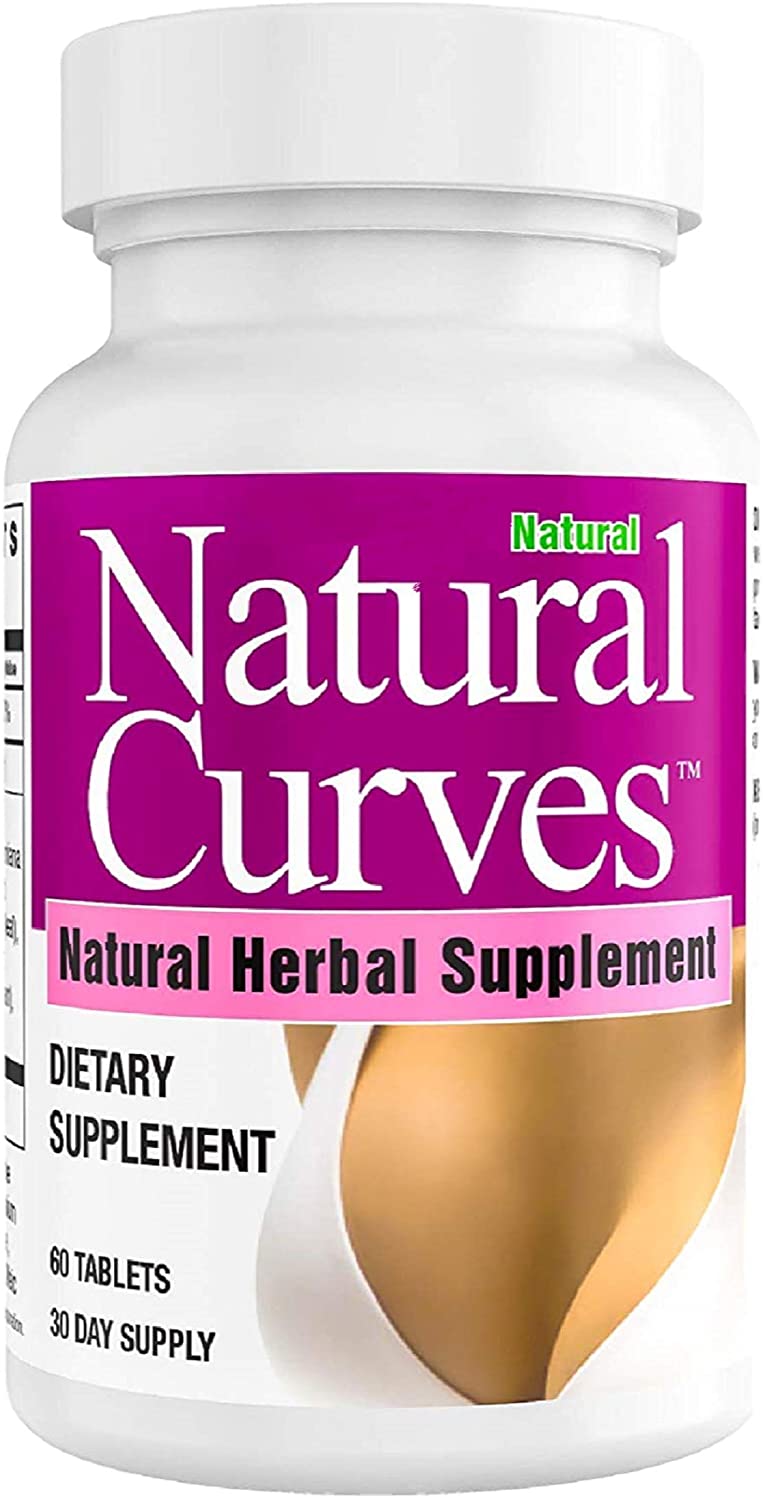Natural Curves Breast Enhancement Pills Supplement 60 Capsules