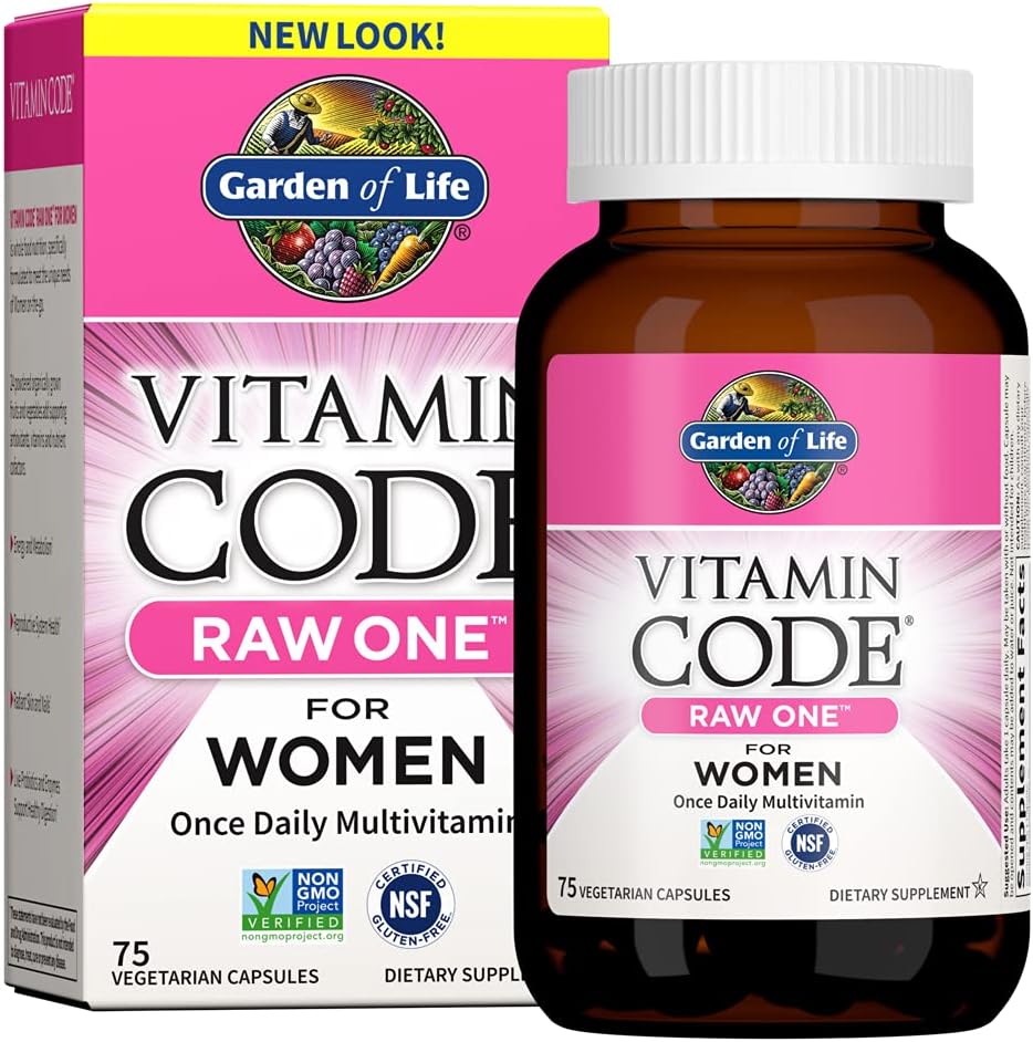 Garden of Life RAW One a Day Multivitamin for Women | 75 Caps
