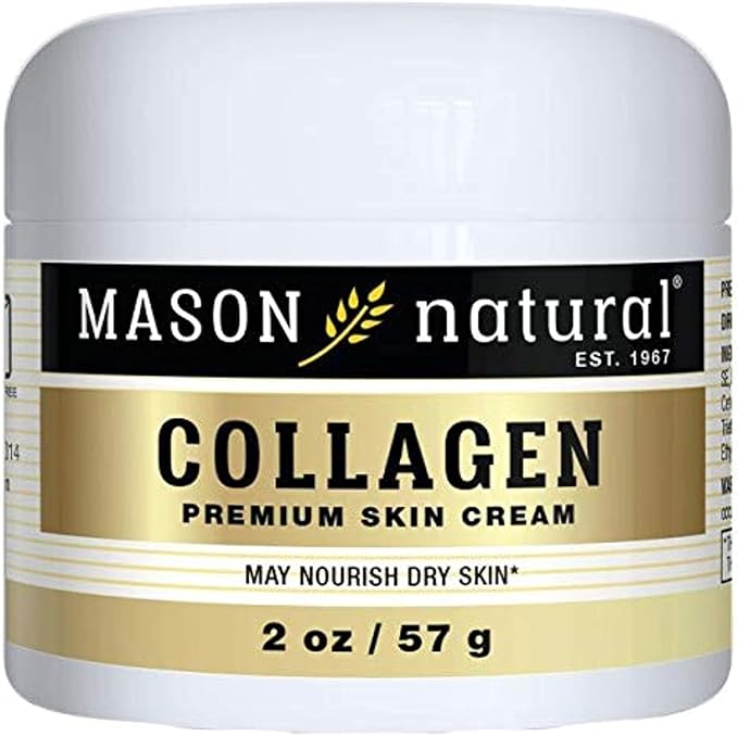 Mason Natural Collagen Beauty Cream, Pear Scent,(57g) Jar, 100% |Pure Collagen