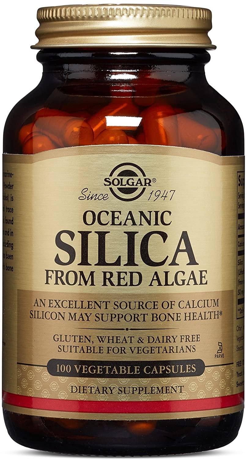 Solgar Oceanic Silica from Red Algae 50 mg 100 Capsules