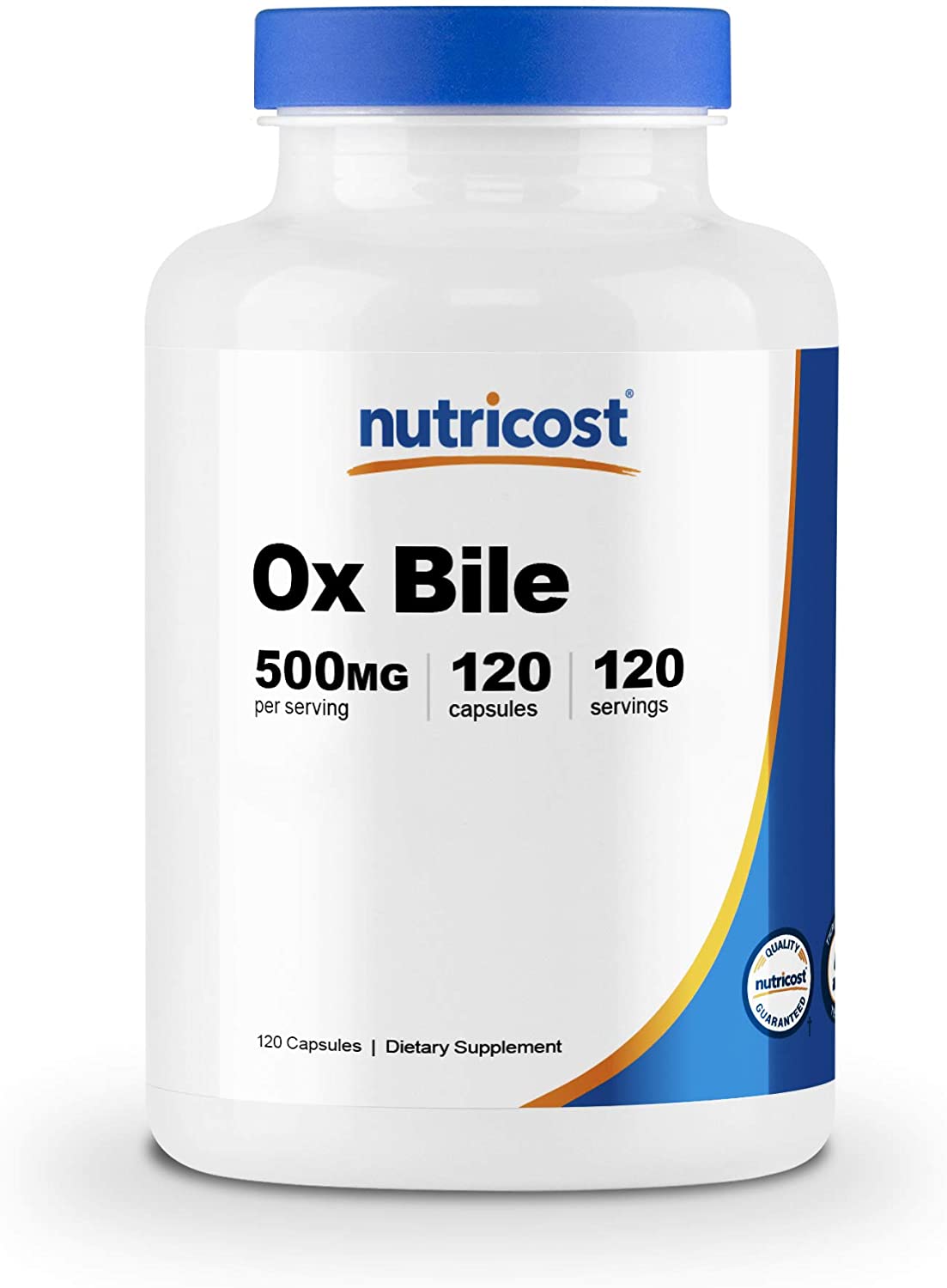 Nutricost Ox Bile 500mg 120 Capsules