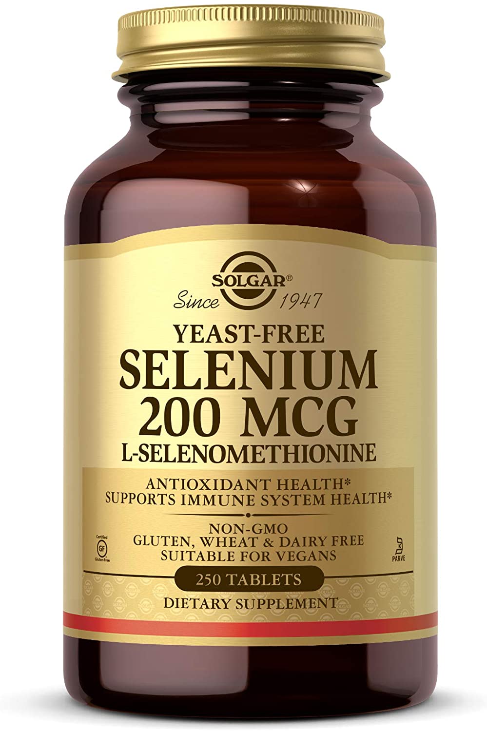 Solgar Selenium 200 mcg, Supports Antioxidant &amp; Immune System Health - 250 Tablets