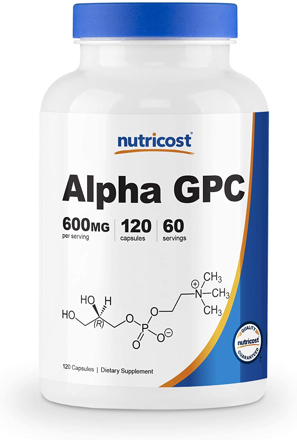 Nutricost, Alpha GPC 600mg,120 Capsules