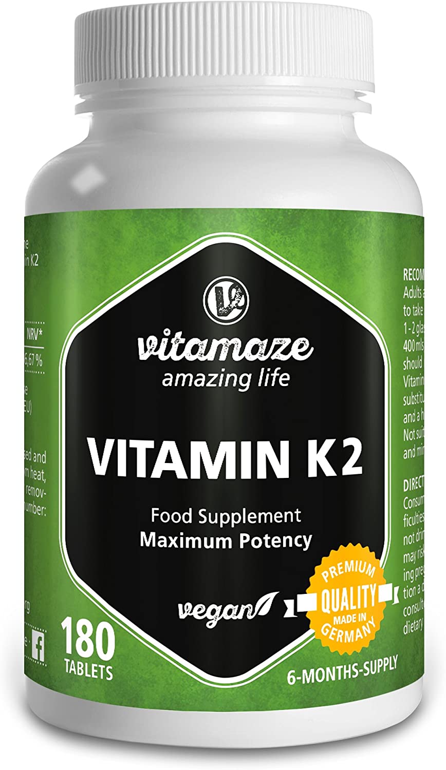 Vitamaze amazing life Vitamin K2 ,180 tablets