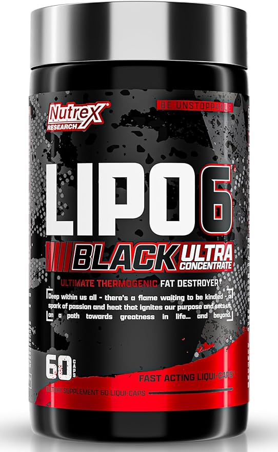 Lipo 6 Black Ultra Concentrate for Men | 60 Count
