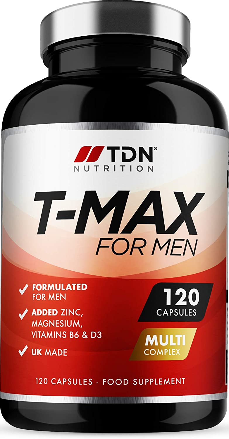 T-MAX for Men Normal Testosterone Levels 120 Capsules