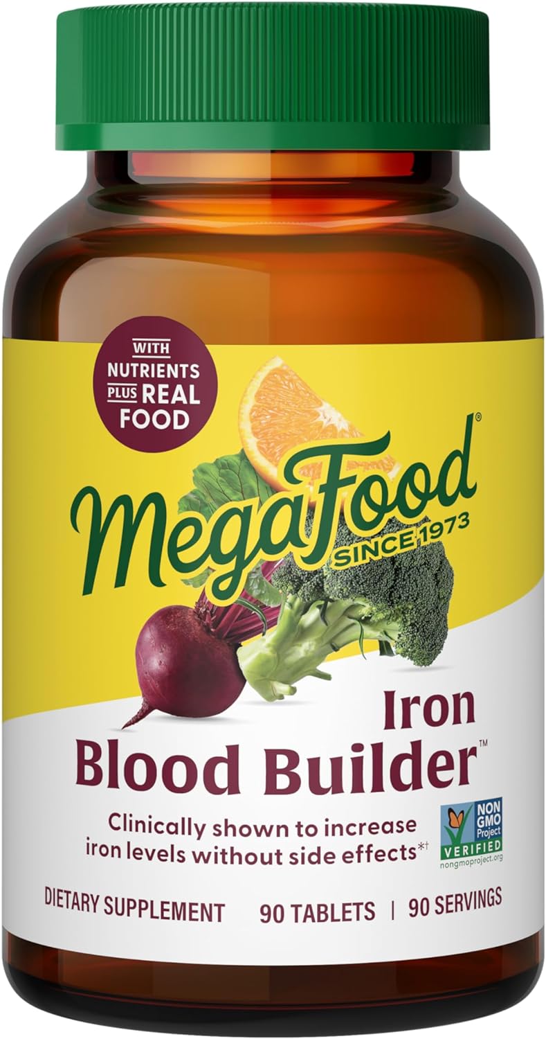 MegaFood, Blood Builder-Iron, 90 Tablets