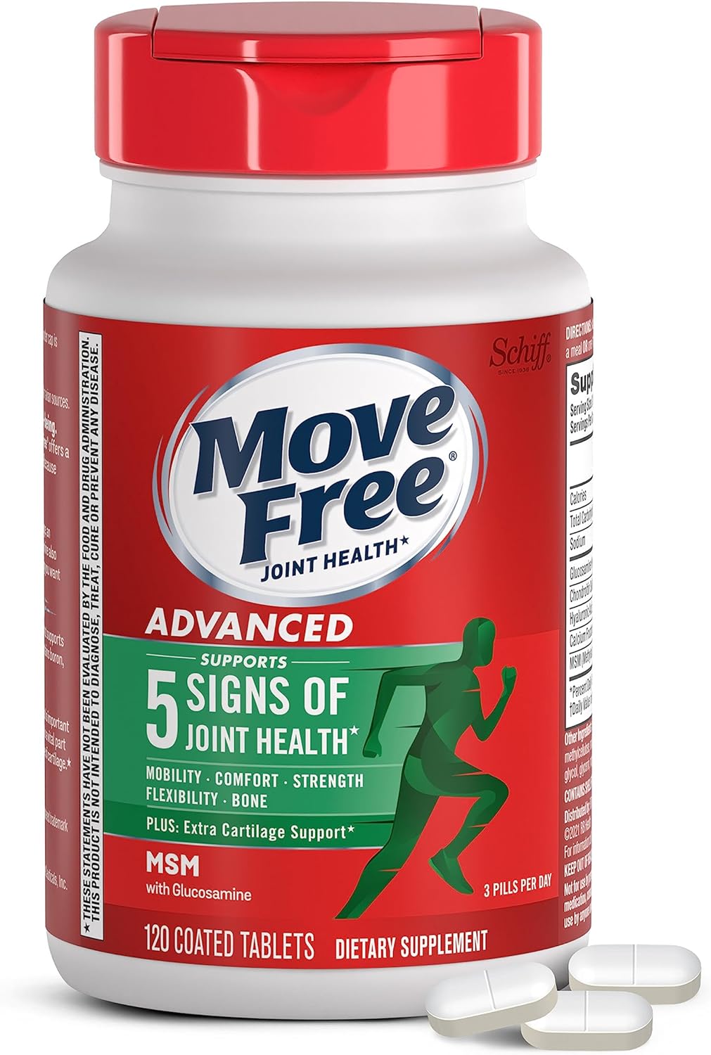 Move Free Advanced Plus MSM - 120 Tablets