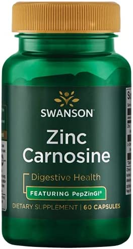Swanson Zinc Carnosine PipzinGl 60 Capsules