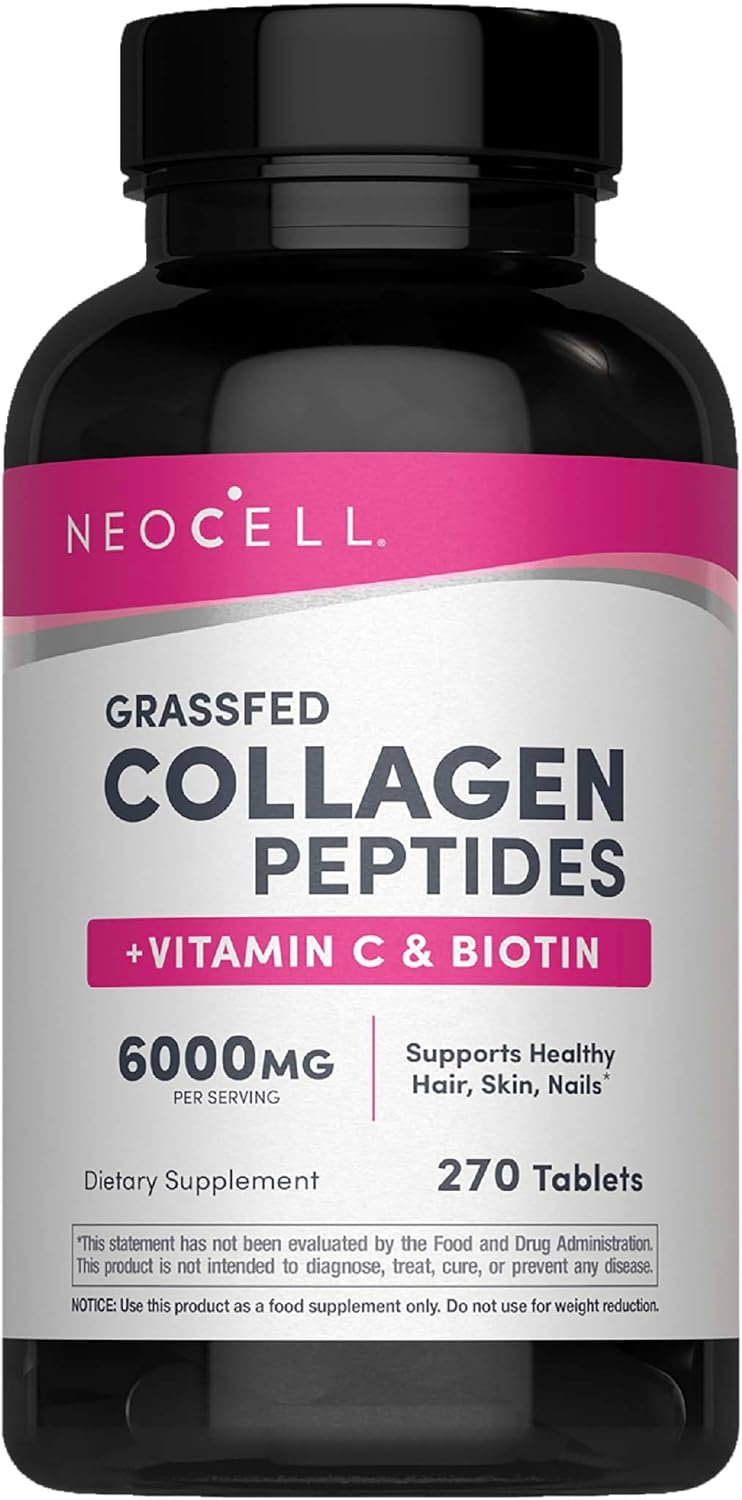 NeoCell Super Collagen Peptides + Vitamin C & Biotin | 270 Tablets