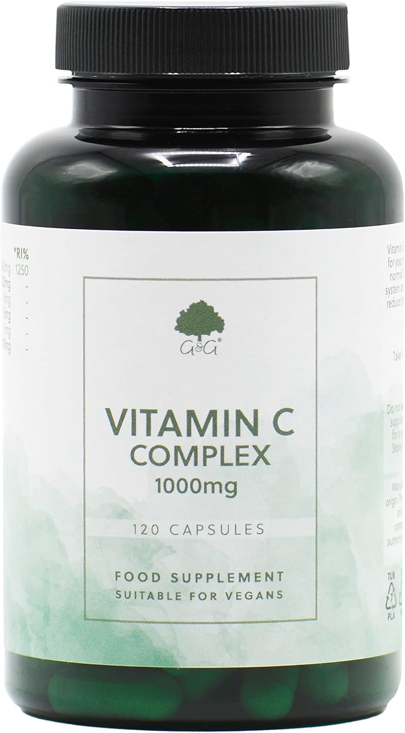 G&amp;G High Strength Vitamin C 1000mg Capsules with Rosehip | 120 Capsules