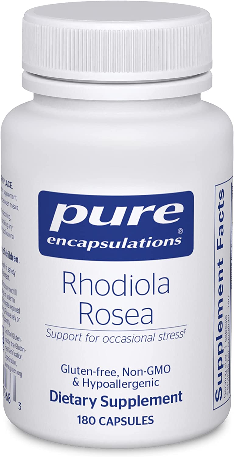 Pure Encapsulations Rhodiola Rosea | Hypoallergenic Supplement to Moderate Occasional Physical Stress and Discomfort | 180 Capsules