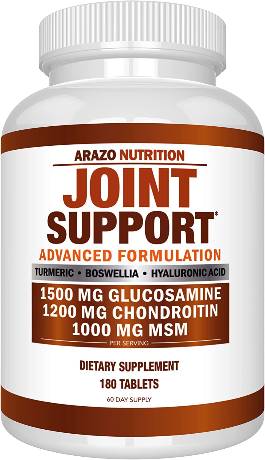 Arazo Nutrition Glucosamine Chondroitin Msm 180 Tablets